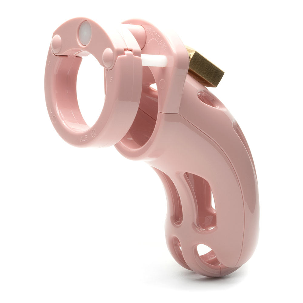 CB-X The Curve Chastity 3.75" Cock Cage Kit - Pink