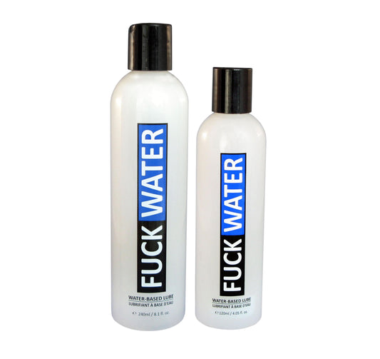 FuckWater Water Based Clear Lube Lubricant 4oz/120ml or 8oz/240ml