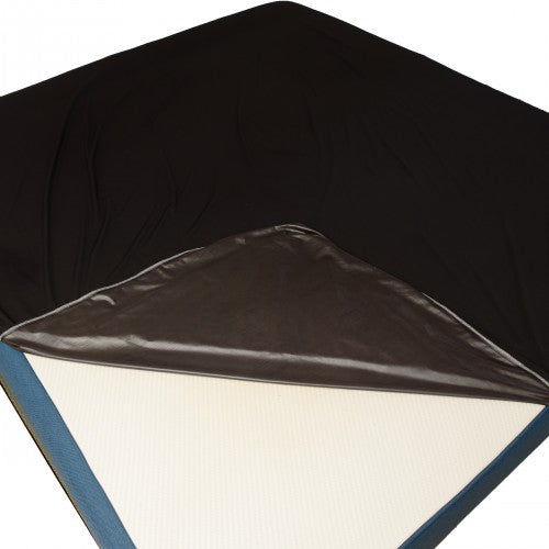 Eroticgel Waterproof Fitted Sheet Black Nuru Massage - Super King Size