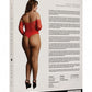 Le Desir Collection Crotchless Rhinestone Teddy Red Size OSX