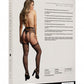 Le Desir Collection Garterbelt Stockings with Lace Top Black Size OS