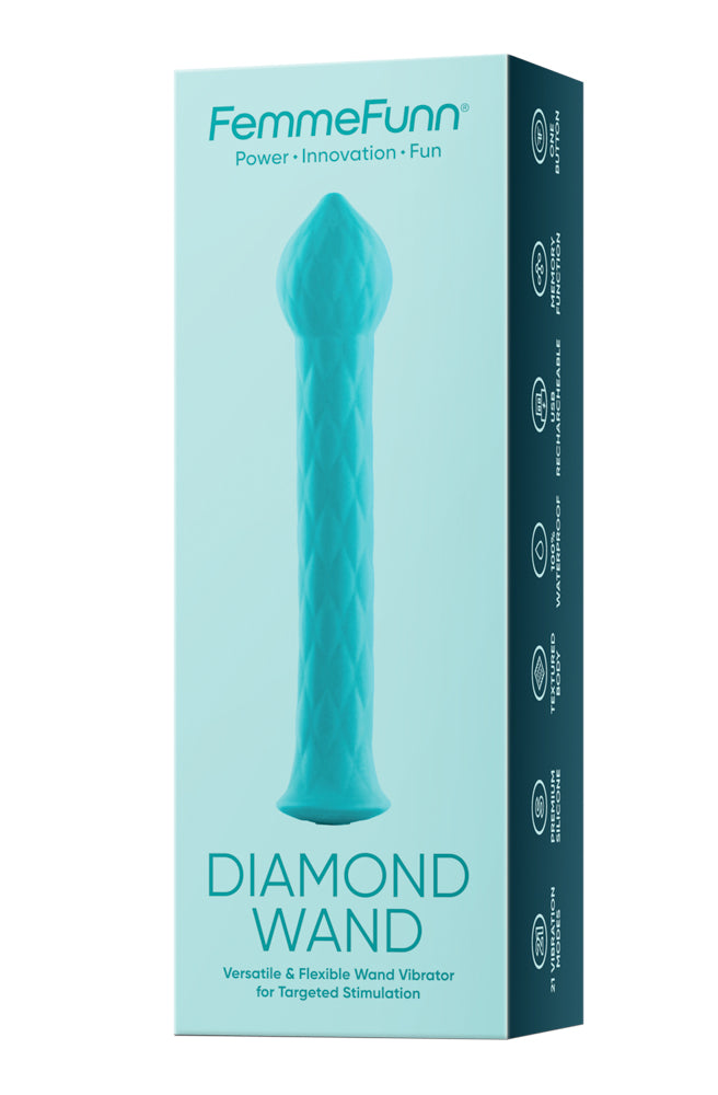 Femme Funn Diamond Wand Vibrator - G-Spot Massager