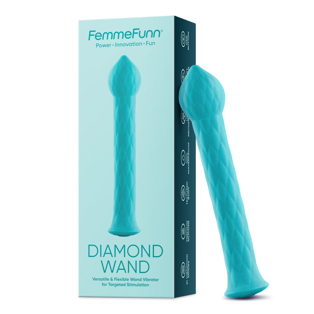 Femme Funn Diamond Wand Vibrator - G-Spot Massager