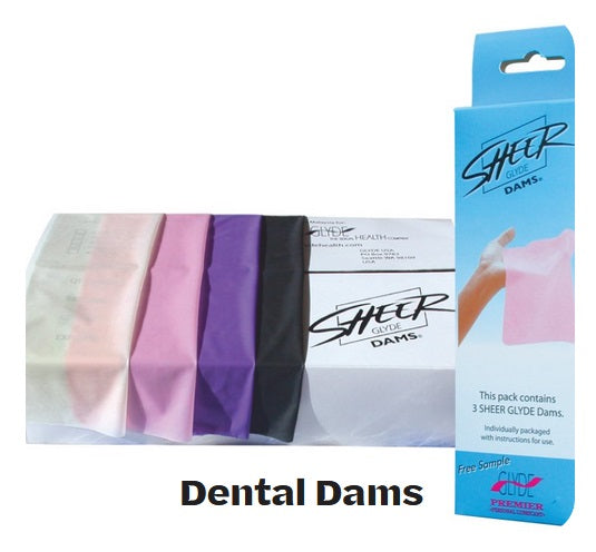 Glyde Oral Sheer Dam 100 Pc Mixed Flavours BULK