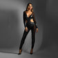 Fantasy Lingerie EDGE Wetlook & Mesh Catsuit - Size S/M or M/L