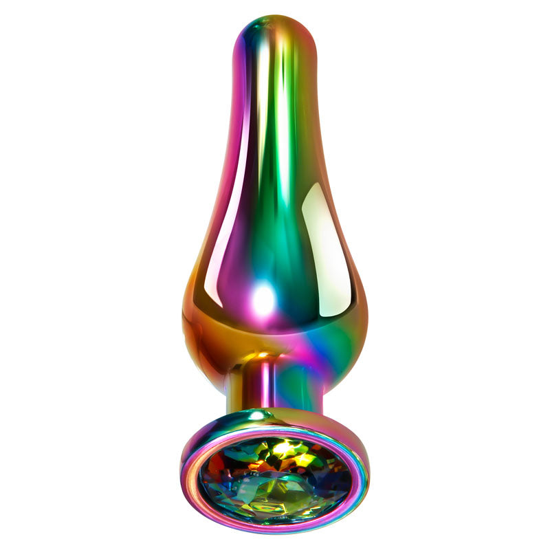 Evolved Rainbow Metal Plug Set - Coloured Butt Plugs - Set of 3 Sizes