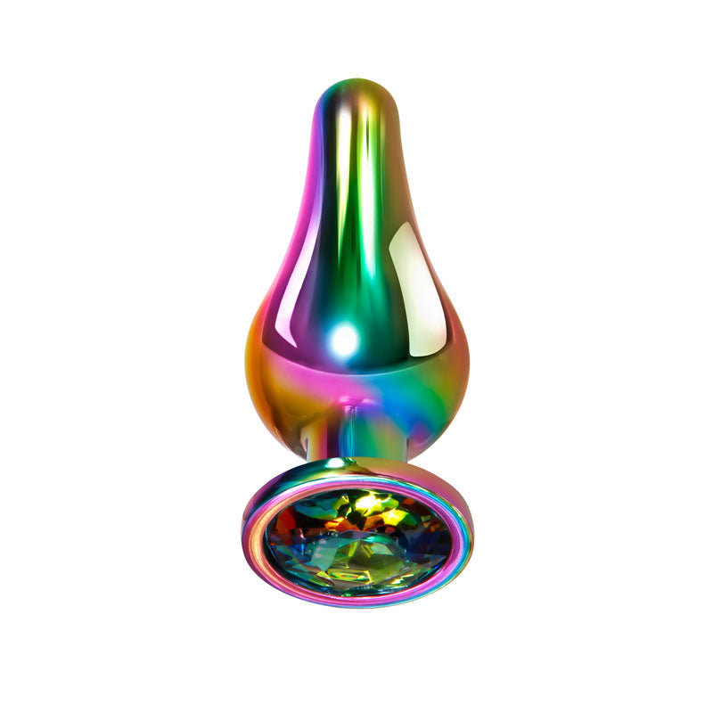 Evolved Rainbow Metal Plug Set - Coloured Butt Plugs - Set of 3 Sizes