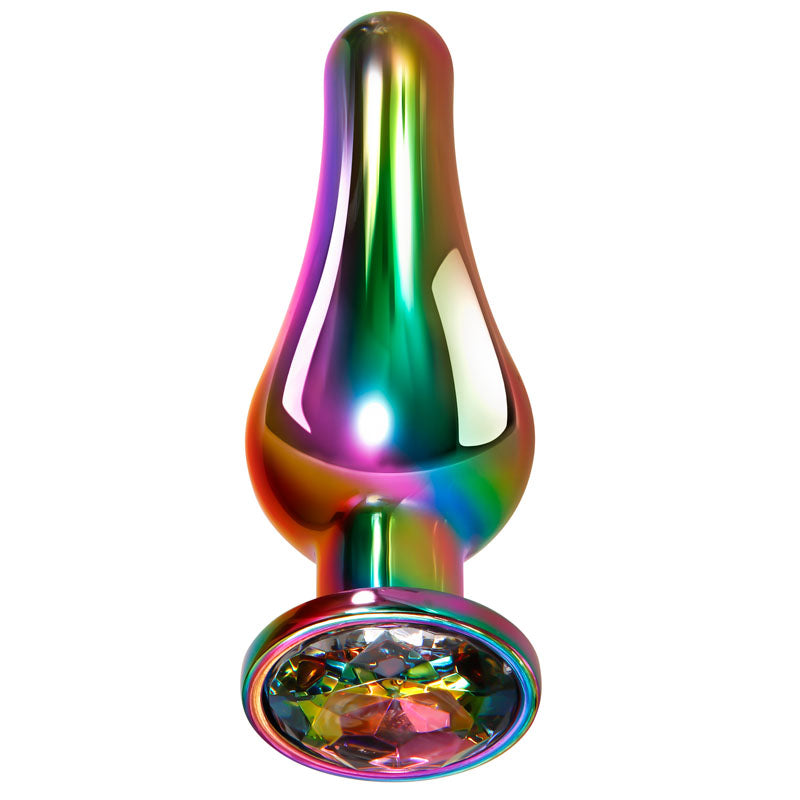 Evolved Rainbow Metal Plug Set - Coloured Butt Plugs - Set of 3 Sizes