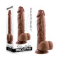 Evolved REALISTIC DILDO 8" (21cm) DARK - Brown