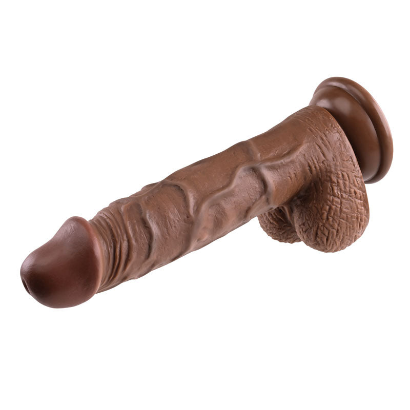 Evolved REALISTIC DILDO 8" (21cm) DARK - Brown