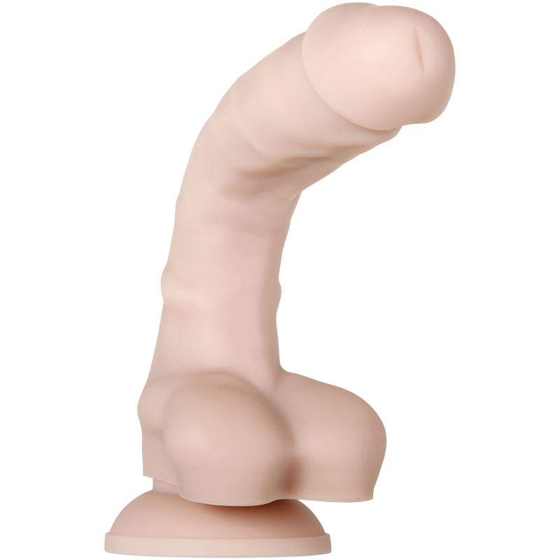 Evolved Real Supple Silicone Poseable 8.25" Flesh 21cm Poseable Silicone Dong