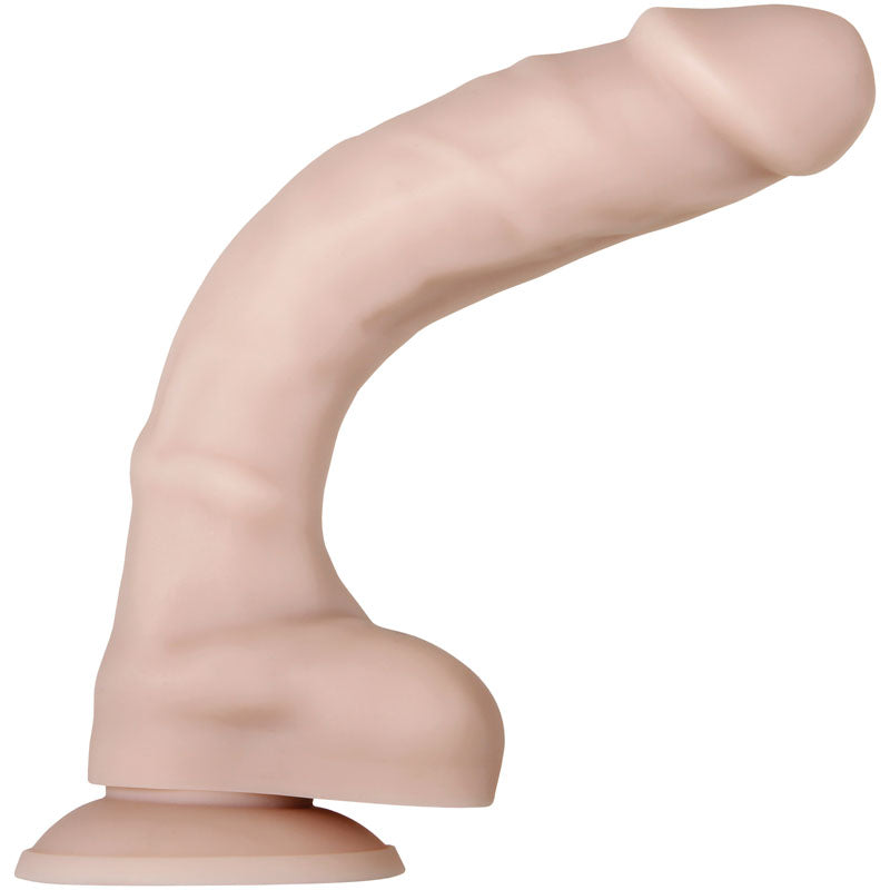 Evolved Real Supple Silicone Poseable 8.25" Flesh 21cm Poseable Silicone Dong