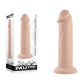 Evolved 7" GIRTHY VIBRATING DONG LIGHT Flesh 17.8cm USB Rechargeable Vibrating Dong