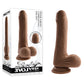 Evolved PEEK A BOO VIBRATING DILDO DARK 20.3cm USB Rechargeable Uncut Dong