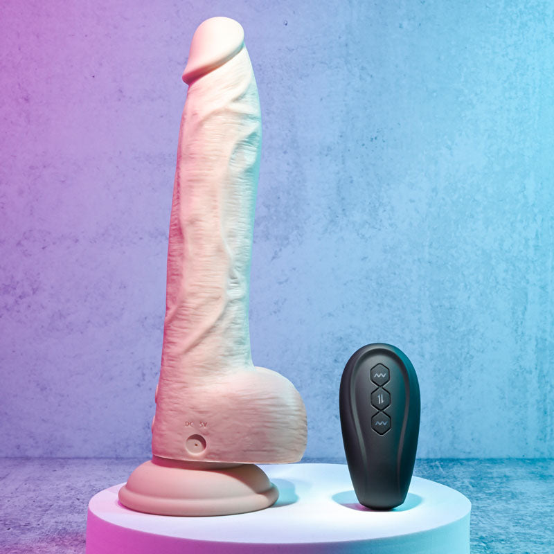 Evolved THRUST IN ME LIGHT Flesh 23.5cm USB Rechargeable Thrusting Dong Dildo