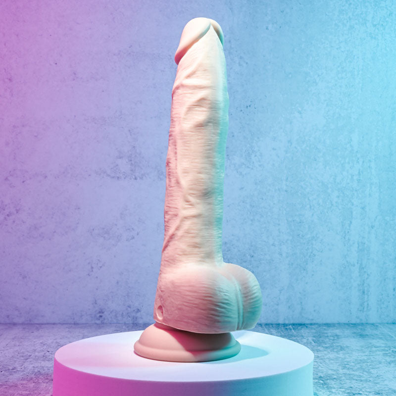 Evolved THRUST IN ME LIGHT Flesh 23.5cm USB Rechargeable Thrusting Dong Dildo