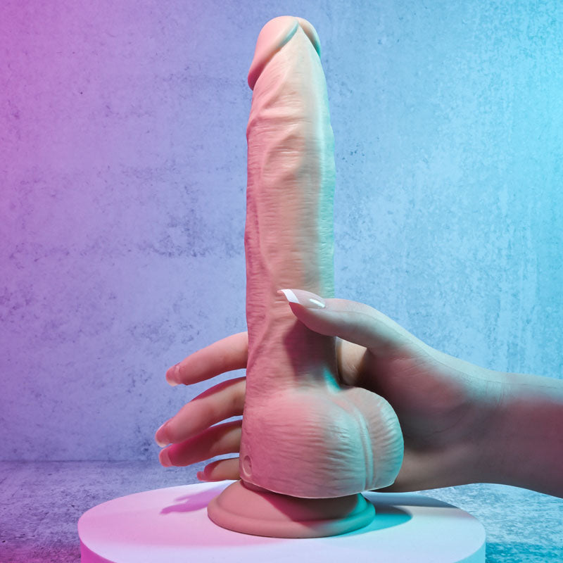 Evolved THRUST IN ME LIGHT Flesh 23.5cm USB Rechargeable Thrusting Dong Dildo