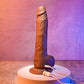 Evolved THRUST IN ME LIGHT Brown 23.5cm USB Rechargeable Thrusting Dong Dildo