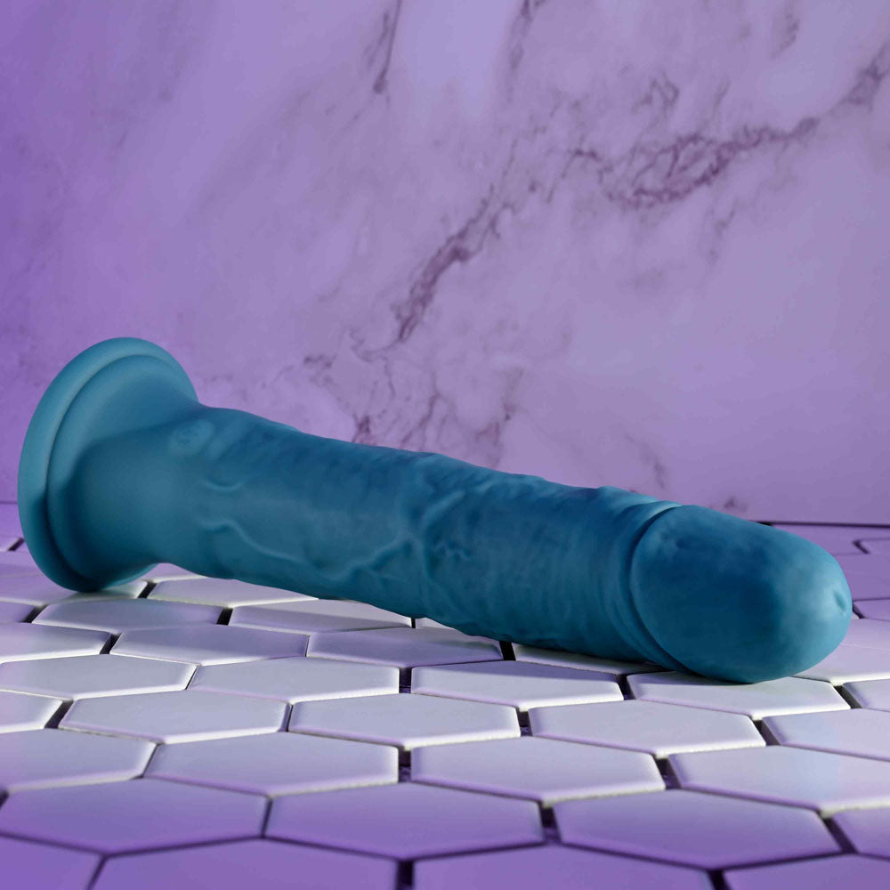 Evolved TSUNAMI Blue 18.4cm USB Rechargeable Vibrating Dong with Remote Control