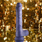 Evolved PLEASURE RIDER - Blue 22.2cm Vibrating & Thrusting Dong with Remote