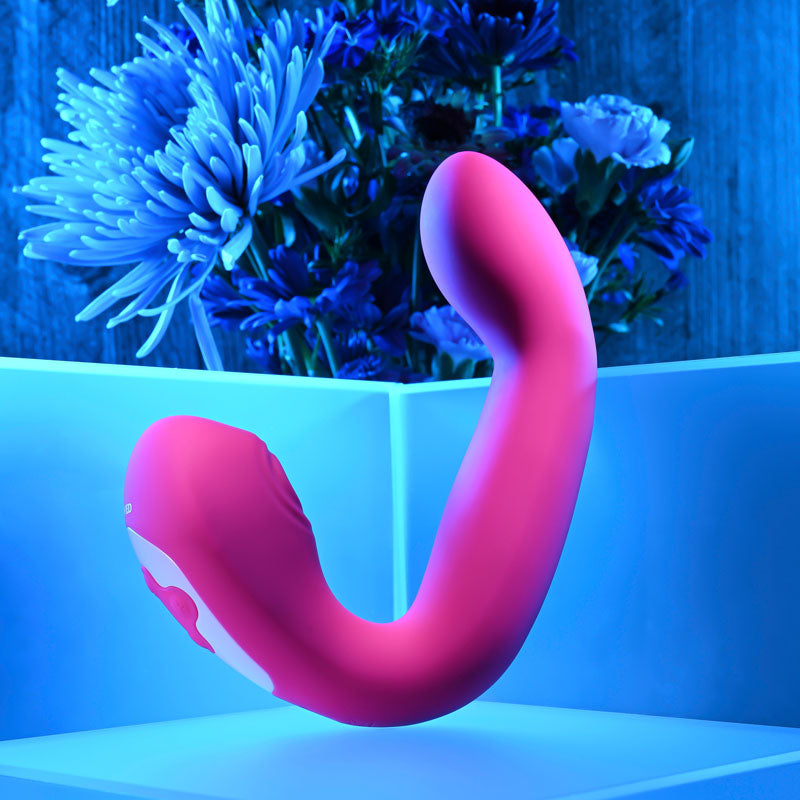 Evolved BUCK WILD Pink USB Rechargeable Flicking Vibrator