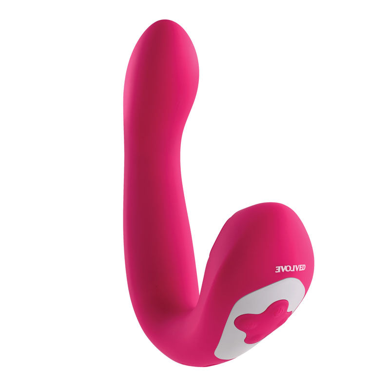 Evolved BUCK WILD Pink USB Rechargeable Flicking Vibrator