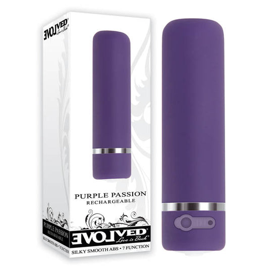 Evolved Purple Passion Purple 7.1cm (2.8") USB Rechargeable Bullet Vibrator