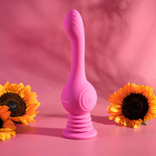 Evolved GYRO VIBE Pink 24.8cm USB Rechargeable Super Vibrator