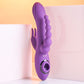 Evolved FOURGASM Purple 21.9cm USB Rechargeable Triple Vibrator with Suction