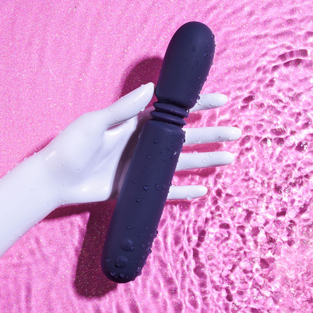 Evolved HANDY THRUSTER Purple 20.3cm USB Rechargeable Thrusting Vibrator