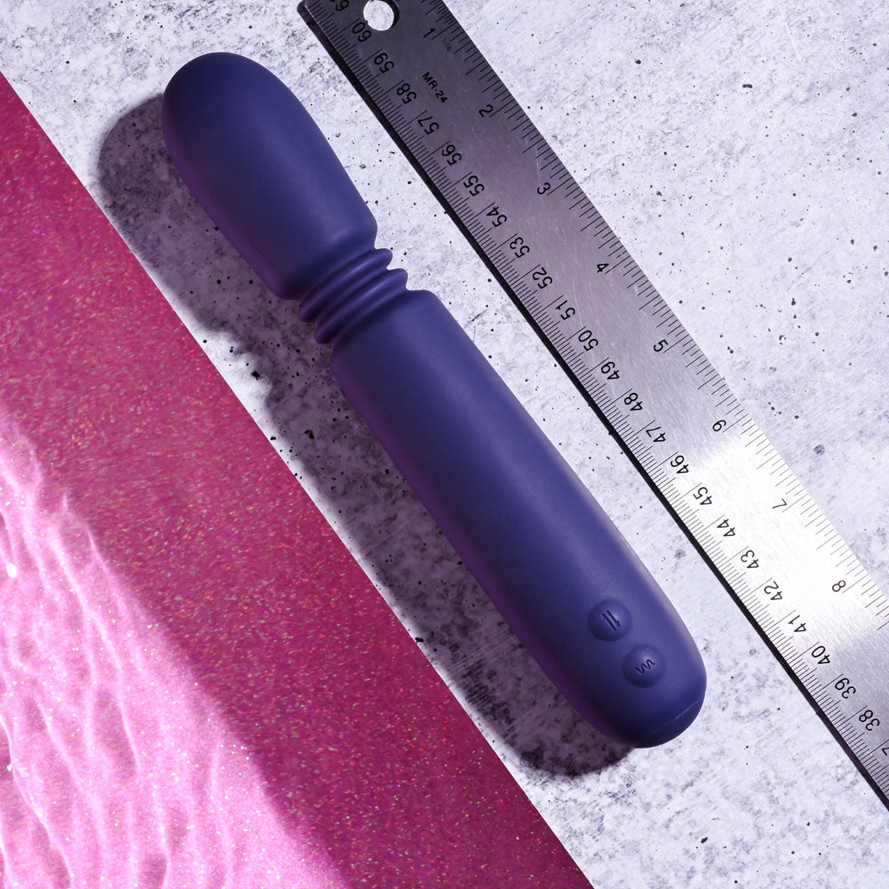 Evolved HANDY THRUSTER Purple 20.3cm USB Rechargeable Thrusting Vibrator