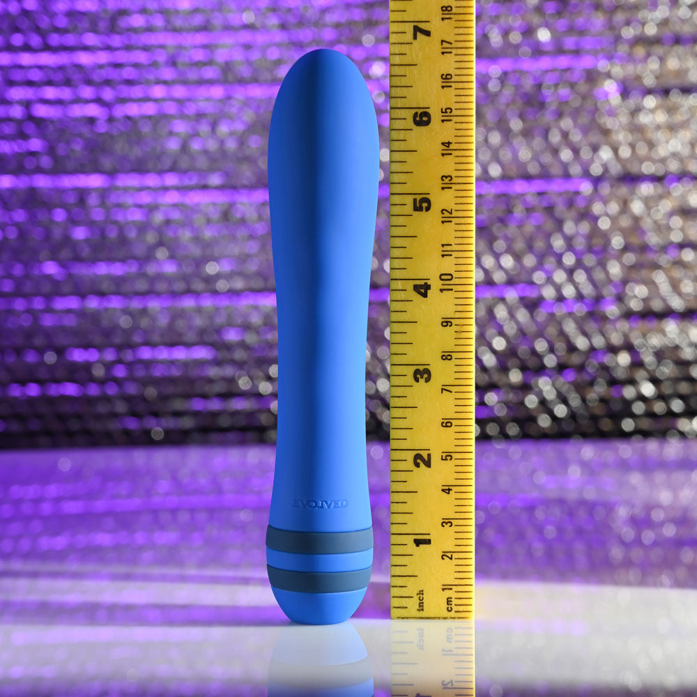 Evolved THE PLEASER Blue 16.5cm USB Rechargeable Vibrator