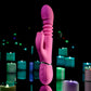 Evolved PINK DRAGON Pink 24.2cm USB Rechargeable Thrusting Rabbit Vibrator