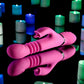 Evolved PINK DRAGON Pink 24.2cm USB Rechargeable Thrusting Rabbit Vibrator