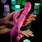 Evolved PINK DRAGON Pink 24.2cm USB Rechargeable Thrusting Rabbit Vibrator