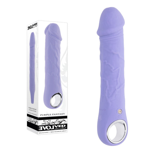 Evolved PURPLE FANTASY - Purple 18.4cm USB Rechargeable Vibrator