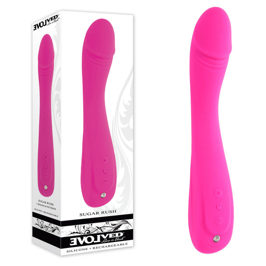 Evolved SUGAR RUSH - Pink 21.6cm G-Spot Vibrator