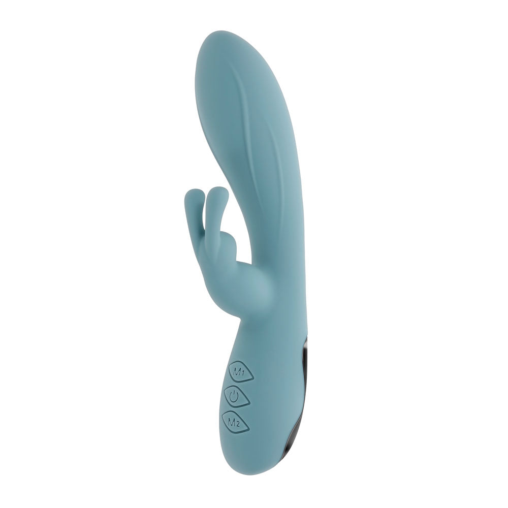 Evolved BOSS BUNNY - Baby Blue 20.1cm USB Rechargeable Rabbit Vibrator