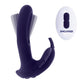 Evolved LORD OF THE WINGS Purple 15.2cm USB Rechargeable Flapping Vibrator with Butterfly Stimulator