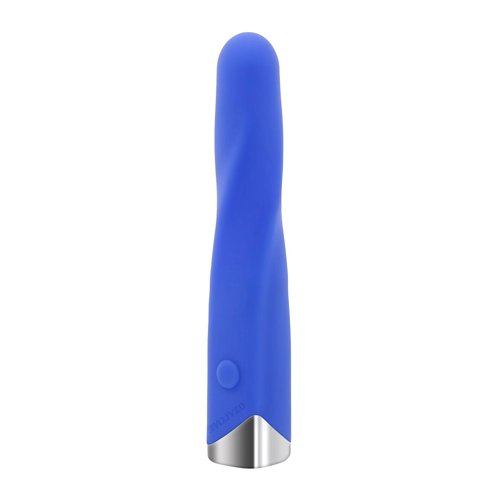 Evolved Evolved TWISTED TEMPTATION Blue 12cm USB Rechargeable Bullet