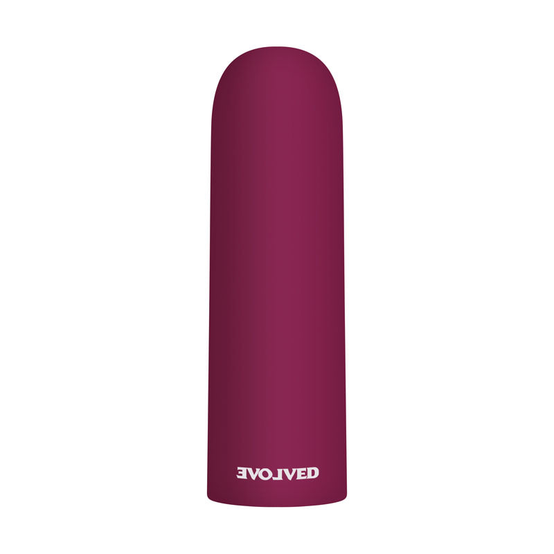 Evolved Mighty Thick Burgundy Red 9cm USB Rechargeable Bullet Vibrator