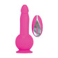 Evolved Ballistic Pink 19cm USB Rechargeable Vibrating Dong w Balls Motor Remote