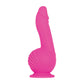 Evolved Ballistic Pink 19cm USB Rechargeable Vibrating Dong w Balls Motor Remote