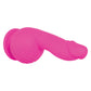 Evolved Ballistic Pink 19cm USB Rechargeable Vibrating Dong w Balls Motor Remote