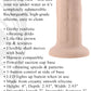 Evolved 7" GIRTHY VIBRATING DONG LIGHT Flesh 17.8cm USB Rechargeable Vibrating Dong