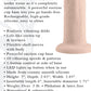 Evolved 6" VIBRATING DONG LIGHT Flesh 15.2cm USB Rechargeable Vibrating Dong