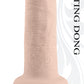 Evolved 6" VIBRATING DONG LIGHT Flesh 15.2cm USB Rechargeable Vibrating Dong