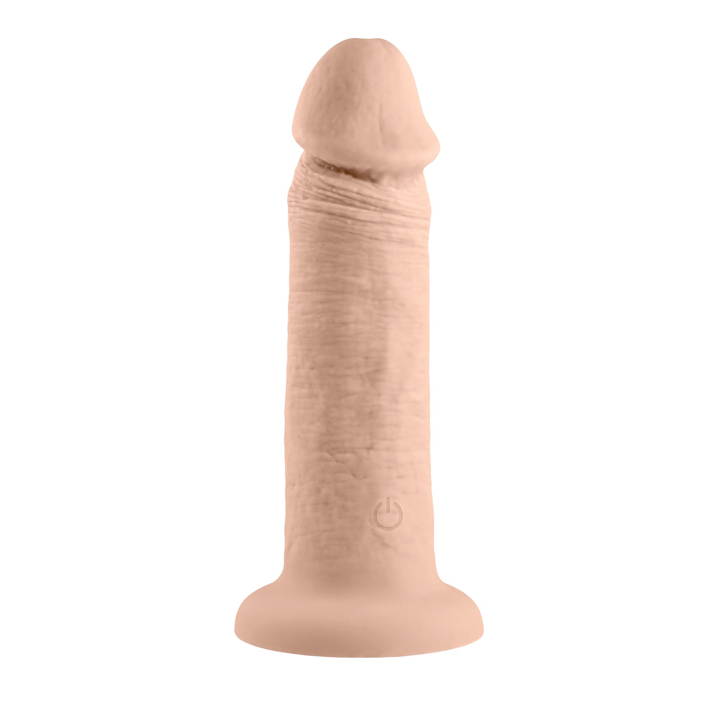 Evolved 6" VIBRATING DONG LIGHT Flesh 15.2cm USB Rechargeable Vibrating Dong