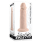 Evolved 6" VIBRATING DONG LIGHT Flesh 15.2cm USB Rechargeable Vibrating Dong