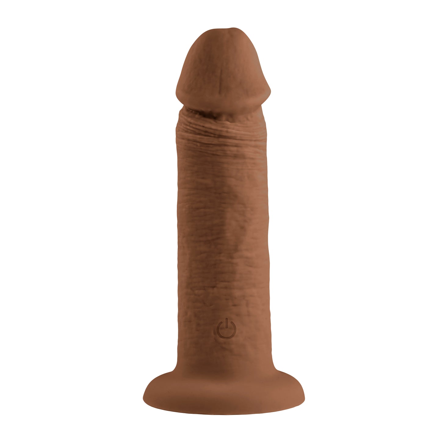 Evolved 6" VIBRATING DONG DARK Brown 15.2cm USB Rechargeable Vibrating Dildo